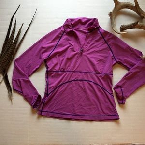 Athleta spinner half zip jacket